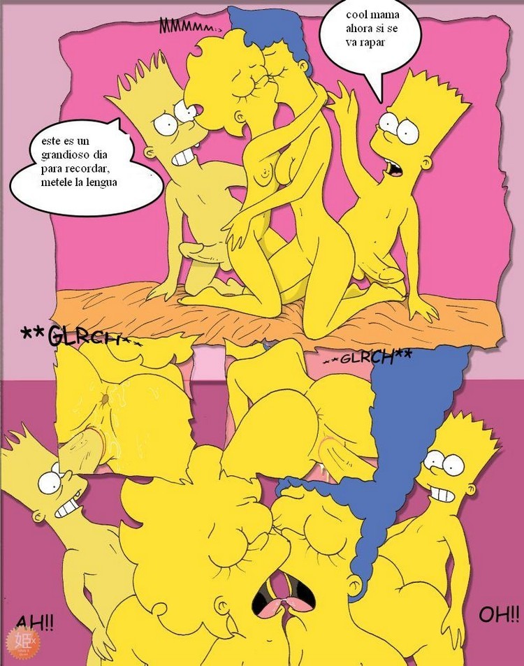 Порно Комиксы Симпсоны Лиза И Мардж
